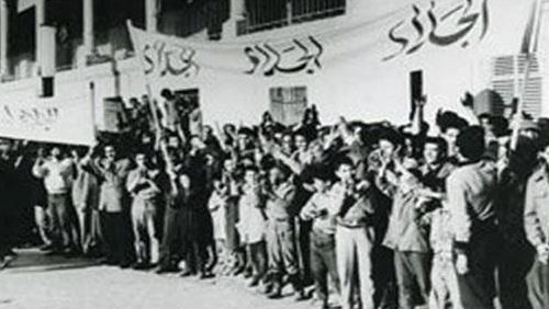 جانب من مظاهرات الطلبة عام 1935