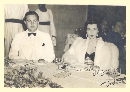 الأميرة فوزية وزوجها الثانى اسماعيل شيرين