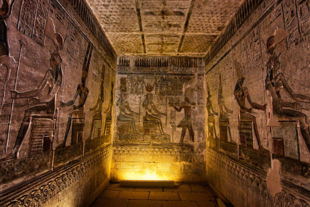 جدارية على أحد المقابر المصرية القديمة