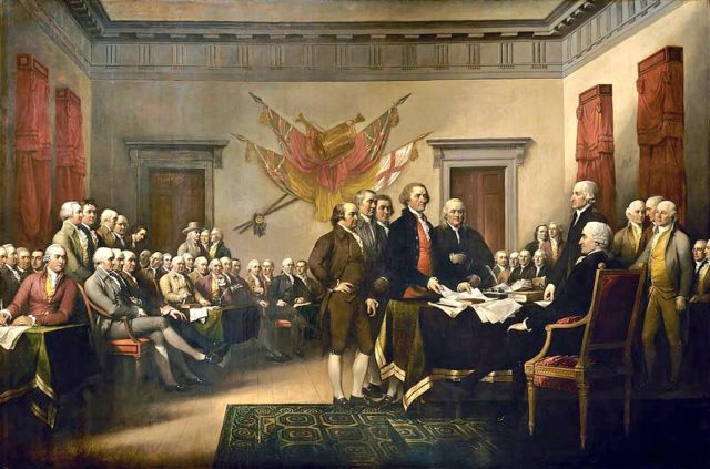 إعلان الاستقلال الأمريكي