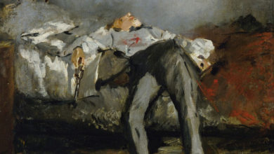 لوحة الانتحار لإدوارد مانيه