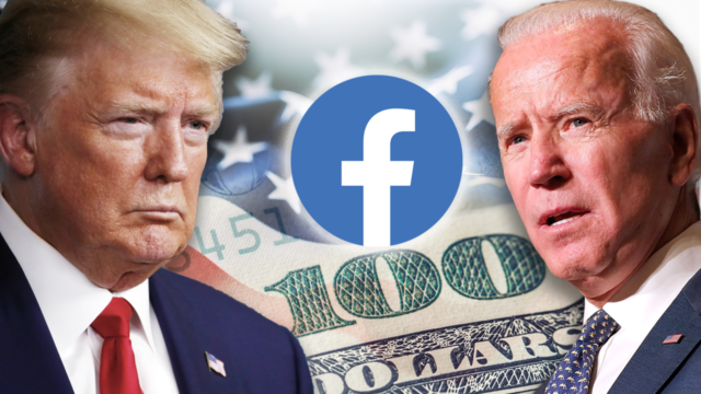 ترامب وبايدن والإنفاق على الفيسبوك