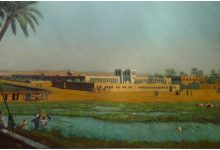 لوحة لمدرسة الطب المصرية عند انشائها