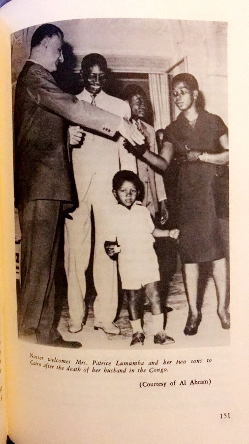 ناصر مع أسرة لومومبا