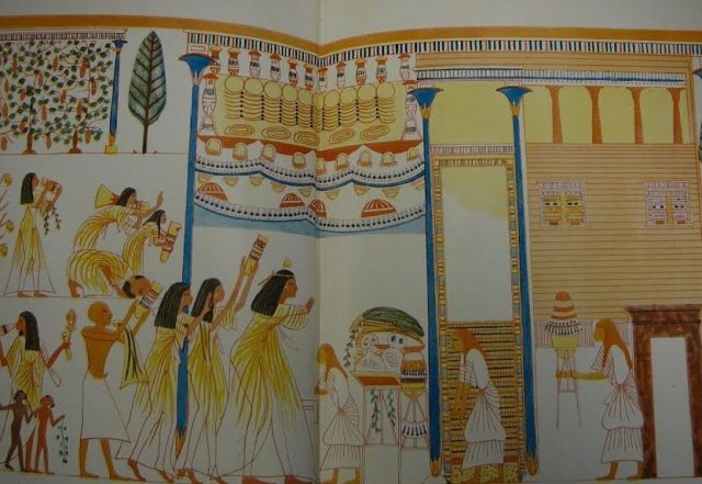لوحة مصرية قديمة