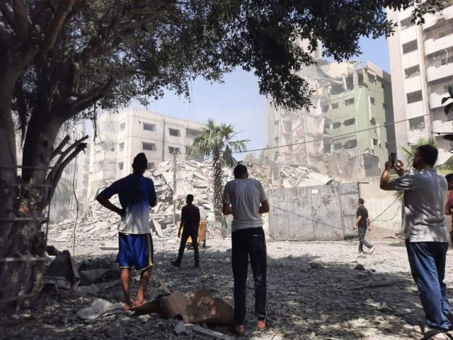 الدمار الذي لحق بـ غزة