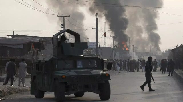 إحدى التفجيرات التي وقعت في كابول وتبنتها حركة طالبان