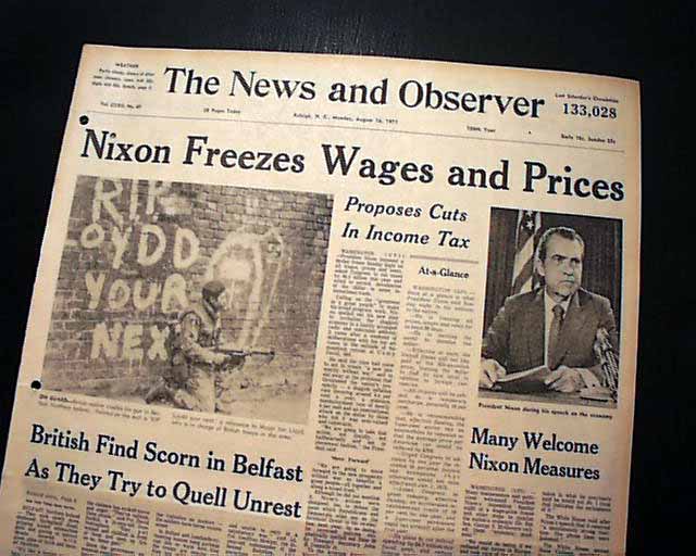 صدمة نيكسون 1971 وأزمة الدولار