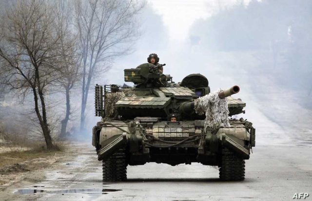 دبابات الجيش الروسي في أوكرانيا