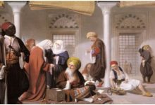 لوحة تصور جانبا من الحياة الاجتماعية في مصر العثمانية للفنان الهولندي يوهانس فيرمير