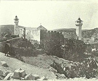المسجد الإبراهيمي عام 1913م قبيل عهد الانتداب البريطاني على فلسطين